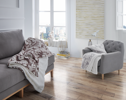 AMALFI A1023 - MANTA - BLANKET - COUVERTURE - PLAID SHERPA