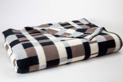 PLAID GREGOR - MANTA - BLANKET - COUVERTURE - NATURAL