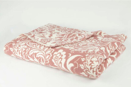 PLAID PALMANOVA - MANTA - BLANKET - COUVERTURE - NATURAL