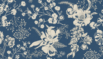 TELAS Y TEJIDOS PARA DECORACIÓN DE HOGAR CON MOTIVOS FLORALES