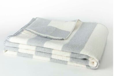 PLAID WADIN - MANTA - BLANKET - COUVERTURE - NATURAL