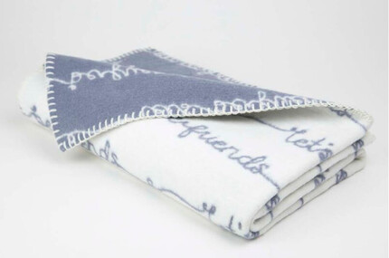 PLAID FRIENDS - MANTA - BLANKET - COUVERTURE - NATURAL